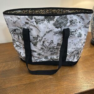 Toile large tote bag
